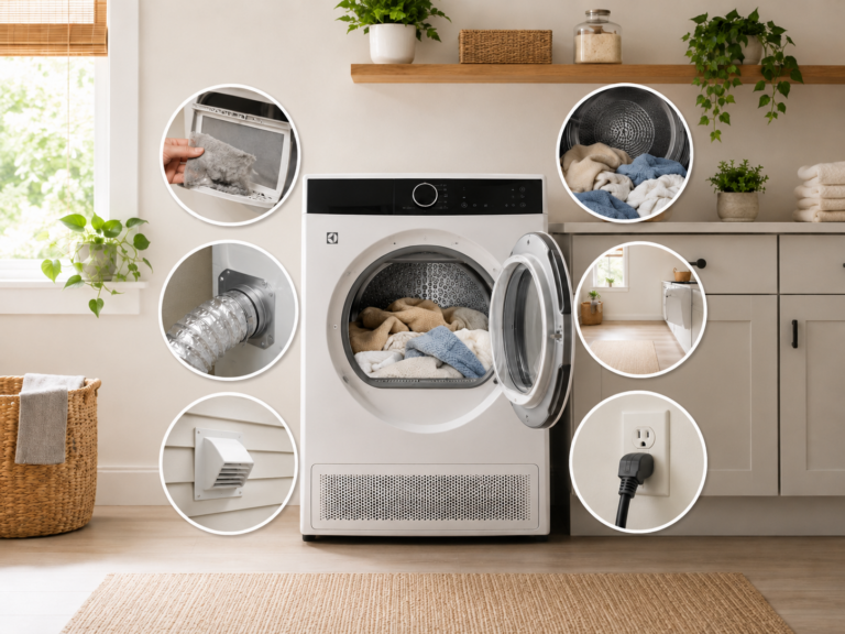 electrolux dryer fire safety