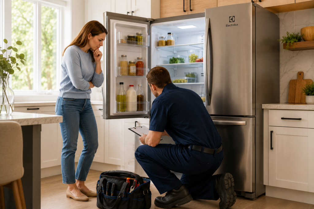 electrolux fridge repair cost