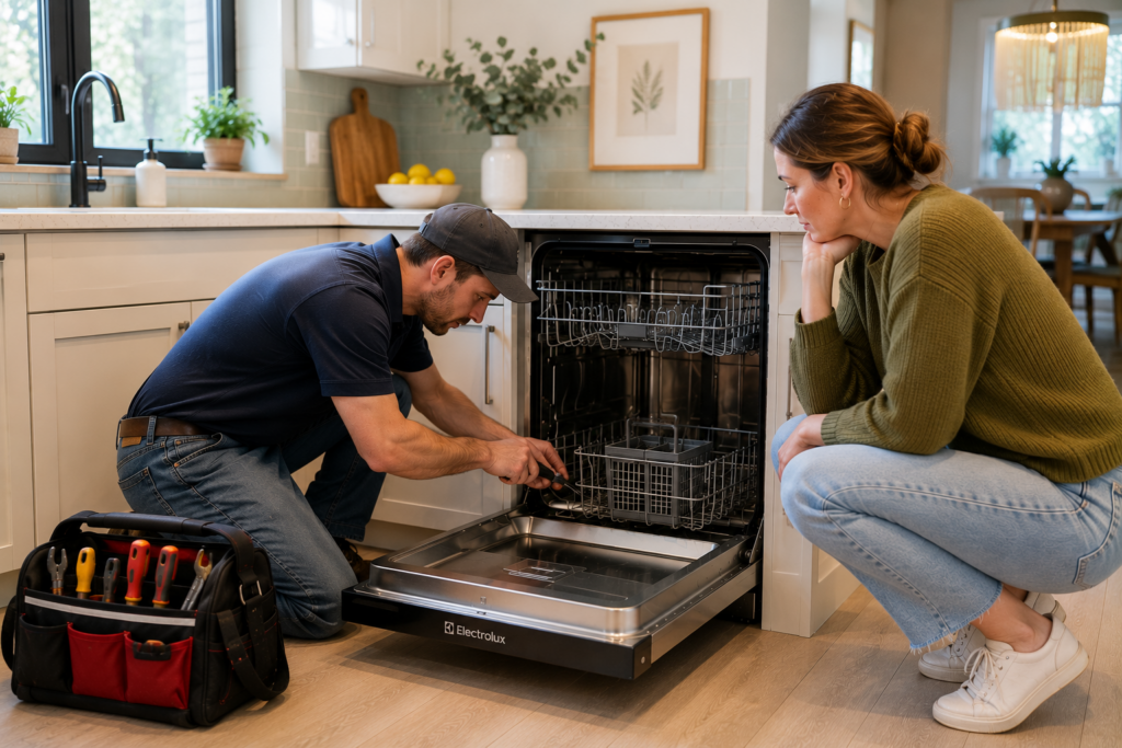 electrolux dishwasher repair cost