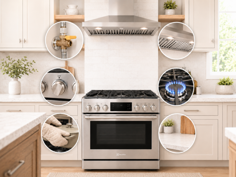 electrolux gas range safety guide