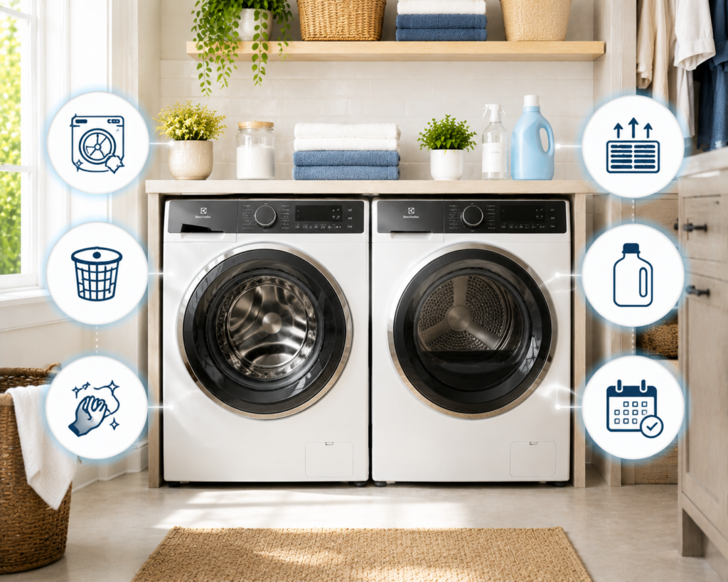 electrolux washer and dryer maintenance guide