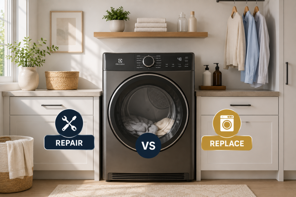 electrolux washer repair or replace